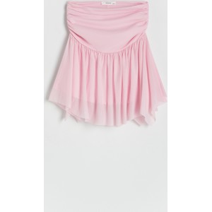Różowa spódniczka dziewczęca Reserved z tkaniny