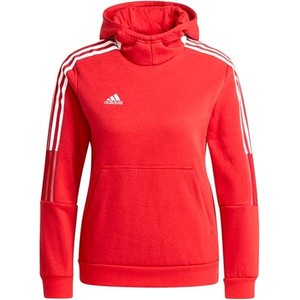 Czerwona bluza dziecięca Adidas w paseczki