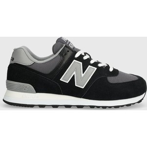 Czarne buty sportowe New Balance 574 sznurowane