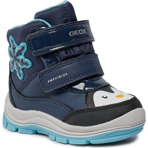 Granatowe buty dziecięce zimowe Geox