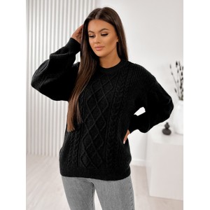 Czarny sweter Ubra