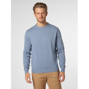 Niebieski sweter Andrew James z okrągłym dekoltem