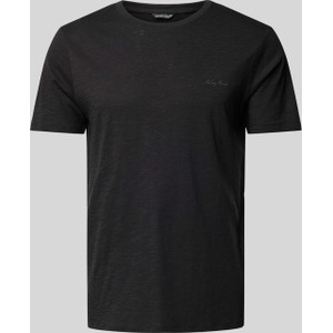 Czarny t-shirt Antony Morato z bawełny w stylu casual z nadrukiem