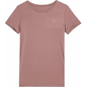 Różowy t-shirt 4F w sportowym stylu