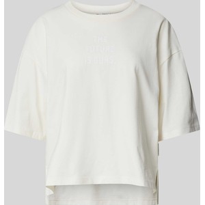 T-shirt Marc O'Polo z bawełny z okrągłym dekoltem z krótkim rękawem
