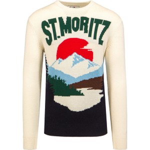 Sweter Mc2 Saint Barth w młodzieżowym stylu z nadrukiem