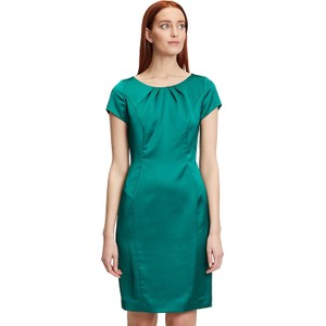 Zielona sukienka Vera Mont z krótkim rękawem