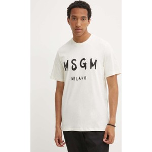 T-shirt MSGM w młodzieżowym stylu z krótkim rękawem z bawełny