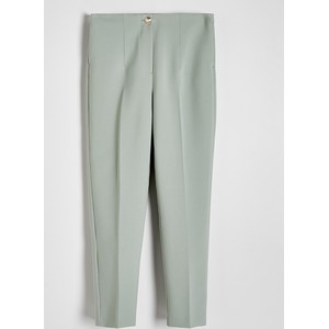 Zielone spodnie Reserved z bawełny