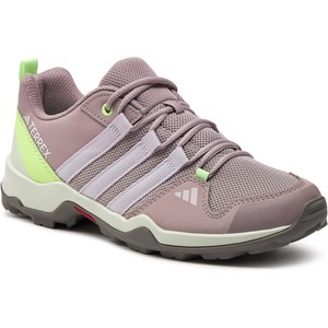 Różowe buty sportowe dziecięce Adidas terrex sznurowane