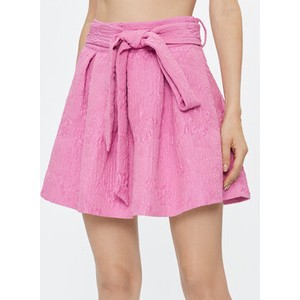 Różowa spódnica Custommade mini w stylu casual