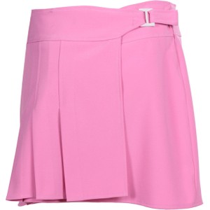 Różowa spódnica Fokus mini z tkaniny