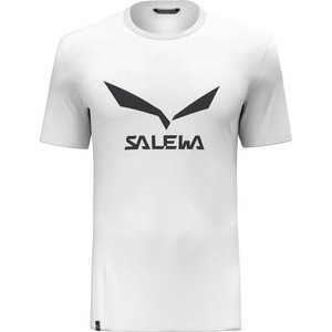 T-shirt Salewa w stylu klasycznym z krótkim rękawem z tkaniny