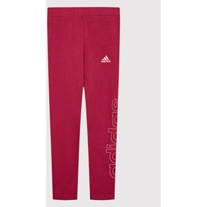 Czerwone spodnie dziecięce Adidas