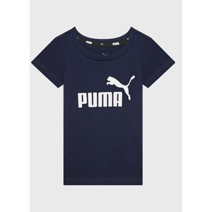 Granatowa koszulka dziecięca Puma dla chłopców