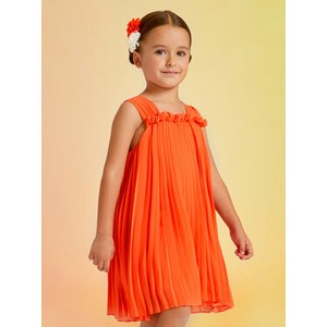 Pomarańczowa sukienka dziewczęca Abel & Lula