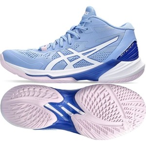 Niebieskie buty sportowe ASICS w sportowym stylu