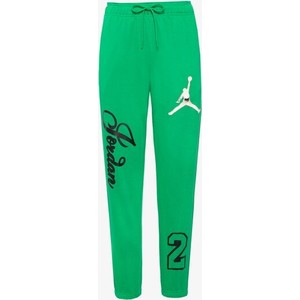 Zielone spodnie Jordan w sportowym stylu