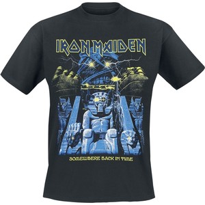 T-shirt Iron Maiden w młodzieżowym stylu z bawełny