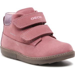 Buty dziecięce zimowe Geox dla dziewczynek ze skóry
