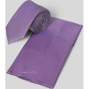 Fioletowy krawat Monti