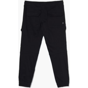 Czarne spodnie Cropp z tkaniny w stylu casual