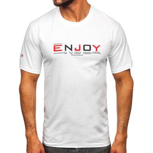 T-shirt Denley z nadrukiem z krótkim rękawem w młodzieżowym stylu