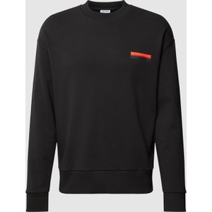 Czarna bluza Calvin Klein z bawełny w stylu casual