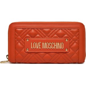 Pomarańczowy portfel Love Moschino