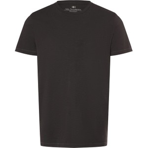 Czarny t-shirt Nils Sundström z krótkim rękawem