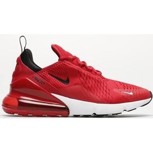 Czerwone buty sportowe Nike sznurowane