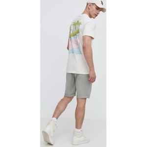 T-shirt Abercrombie & Fitch z krótkim rękawem w młodzieżowym stylu z bawełny
