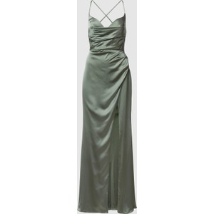 Zielona sukienka Luxuar Fashion maxi na ramiączkach