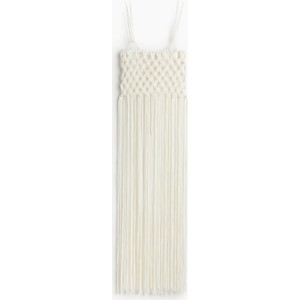 Sukienka H & M w stylu boho na ramiączkach z dekoltem w kształcie litery v