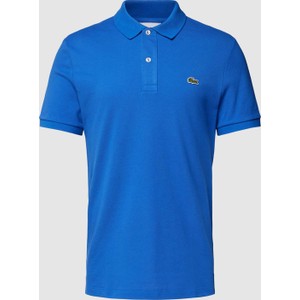 Niebieska koszulka polo Lacoste w stylu casual