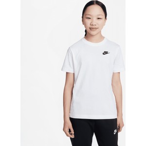 Bluzka dziecięca Nike z bawełny z krótkim rękawem dla dziewczynek