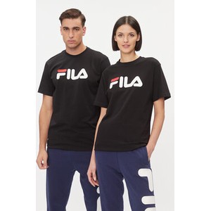 T-shirt Fila w sportowym stylu z okrągłym dekoltem
