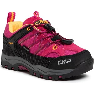Różowe buty sportowe dziecięce CMP z zamszu sznurowane
