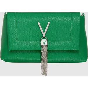 Zielona torebka Valentino by Mario Valentino matowa w młodzieżowym stylu