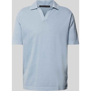 Niebieski t-shirt Drykorn