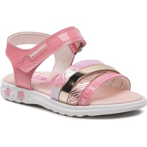 Różowe buty dziecięce letnie Pablosky na rzepy dla dziewczynek