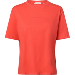 Czerwony t-shirt Tom Tailor Denim z bawełny
