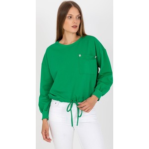 Zielona bluza 5.10.15 bez kaptura w stylu casual