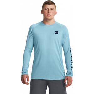 Niebieska koszulka z długim rękawem Under Armour w sportowym stylu z długim rękawem