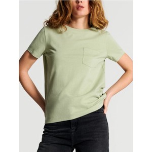 Zielony t-shirt Sinsay z krótkim rękawem
