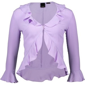 Fioletowa bluzka Pinko z jedwabiu w stylu casual