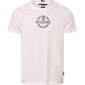 T-shirt Tommy Hilfiger z nadrukiem z bawełny