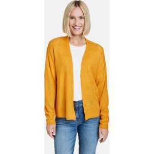 Żółty sweter Edition z wełny w stylu casual