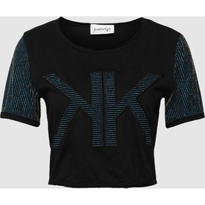 Czarny t-shirt Kendall & Kylie z bawełny