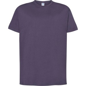 Fioletowy t-shirt JK Collection z bawełny w stylu casual